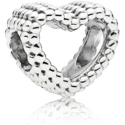 Pandora Beaded Heart Silver 797516 berlock Pandora Beaded Heart Silver 797516 berlock