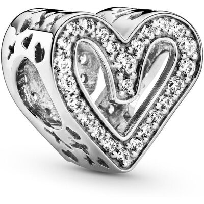 Pandora 798692C01 Sparkling Freehand Heart berlock Pandora 798692C01 Sparkling Freehand Heart berlock