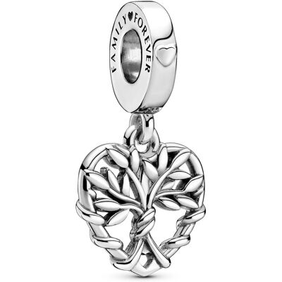 Pandora People charm Heart Family Tree 799149C00 Pandora People charm Heart Family Tree 799149C00