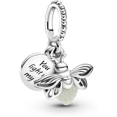 Pandora berlock Glow-in-the-dark Firefly 799352C01 Pandora berlock Glow-in-the-dark Firefly 799352C01