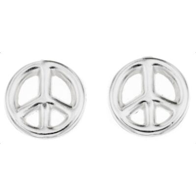 Silver Bar Peace örhängen 7 mm 8067 Silver Bar Peace örhängen 7 mm 8067