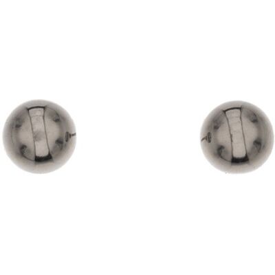 Silver Bar titan kulor 4 mm örhängen 8158 Silver Bar titan kulor 4 mm örhängen 8158