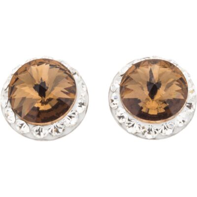 Silver Bar Spectrum stiftörhängen grå 8 mm 8190 Silver Bar Spectrum stiftörhängen grå 8 mm 8190