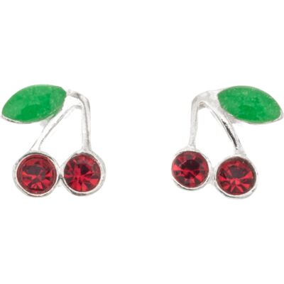 Silver Bar cherry zirkon örhängen 7 mm 8276 Silver Bar cherry zirkon örhängen 7 mm 8276