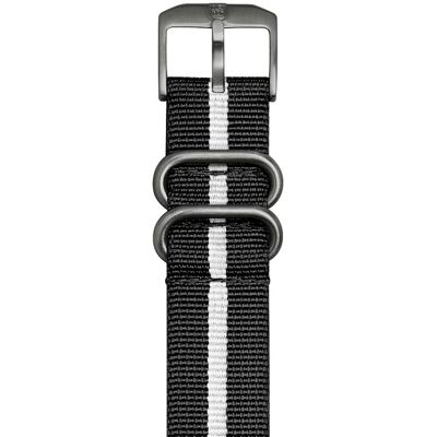 Luminox NATO-armband FNX.3950.10H.K 23mm svart-vit Luminox NATO-armband FNX.3950.10H.K 23mm svart-vit