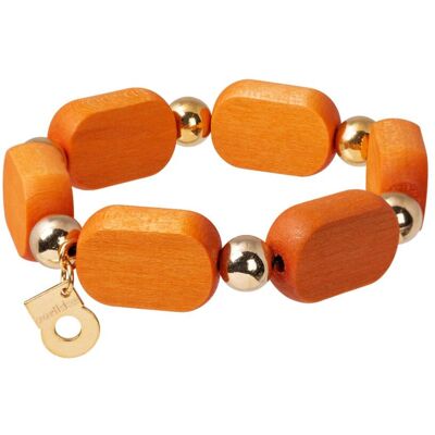 Aarikka Saimi orange/guld armband U503K A09730 Aarikka Saimi orange/guld armband U503K A09730
