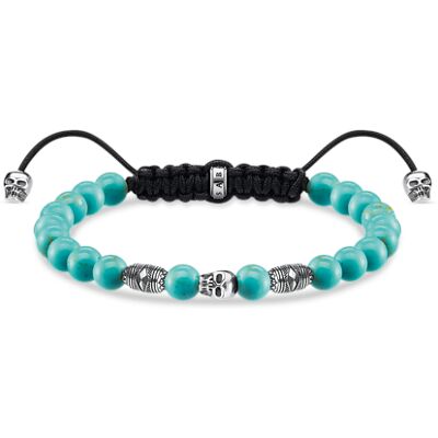 Thomas Sabo turquoise skull armband A1945-504-17-L22V Thomas Sabo turquoise skull armband A1945-504-17-L22V
