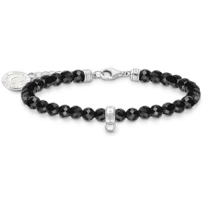 Thomas Sabo Charm Club Charmista onyx charmarmband A2141-130-11-L19v Thomas Sabo Charm Club Charmista onyx charmarmband A2141-130-11-L19v