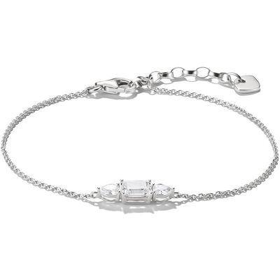Thomas Sabo Bold Elegance silverarmband A2221-051-14-L19V Thomas Sabo Bold Elegance silverarmband A2221-051-14-L19V