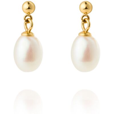 Mockberg Aura Pearl förgyllda örhängen MB2076 Mockberg Aura Pearl förgyllda örhängen MB2076