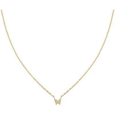 Mockberg Butterfly Gold Necklace MB2086 Mockberg Butterfly Gold Necklace MB2086