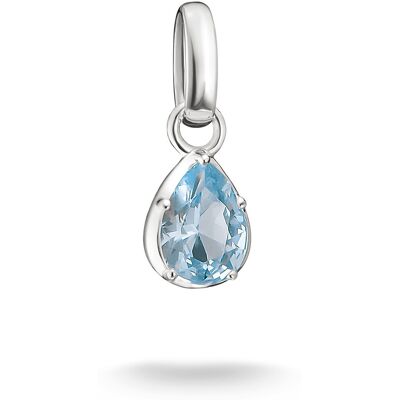 Thomas Sabo Charm Club ljusblå födelsesten berlock CC1331-699-1 Thomas Sabo Charm Club ljusblå födelsesten berlock CC1331-699-1