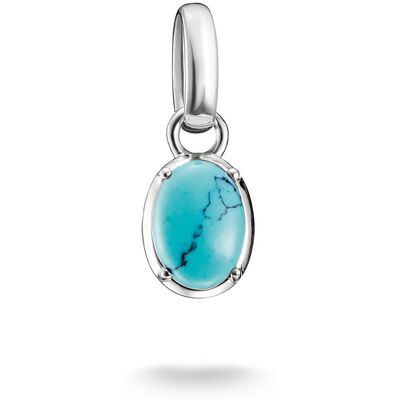 Thomas Sabo Charm Club turkos födelsesten berlock CC1340-404-17 Thomas Sabo Charm Club turkos födelsesten berlock CC1340-404-17