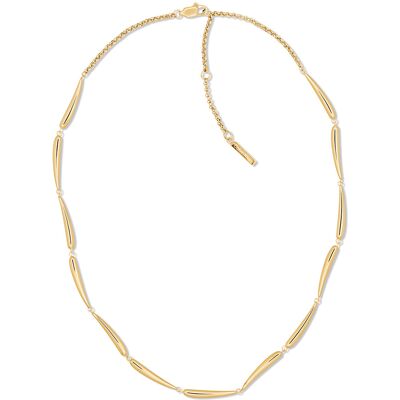 Calvin Klein Elongated Drops halsband guldpläterat 35000993 Calvin Klein Elongated Drops halsband guldpläterat 35000993