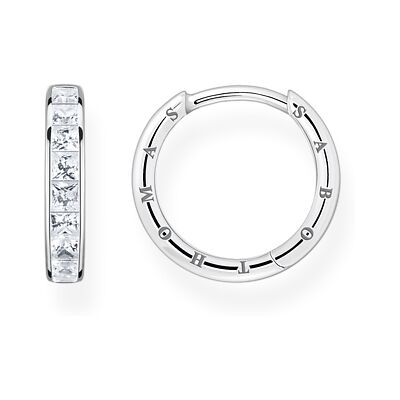 Thomas Sabo hoops white stones pavé silver CR668-051-14 Thomas Sabo hoops white stones pavé silver CR668-051-14