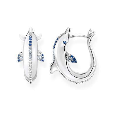 Thomas Sabo dolphin with blue stones örhängen CR688-644-1 Thomas Sabo dolphin with blue stones örhängen CR688-644-1