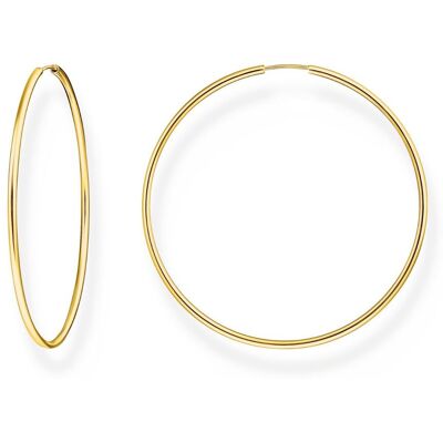 Thomas Sabo Large Hoop 18k guldpläterade stora silverhoops CR729-413-39 Thomas Sabo Large Hoop 18k guldpläterade stora silverhoops CR729-413-39