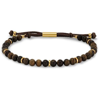 Edblad Dylan armband Brown/Gold 130538 Edblad Dylan armband Brown/Gold 130538