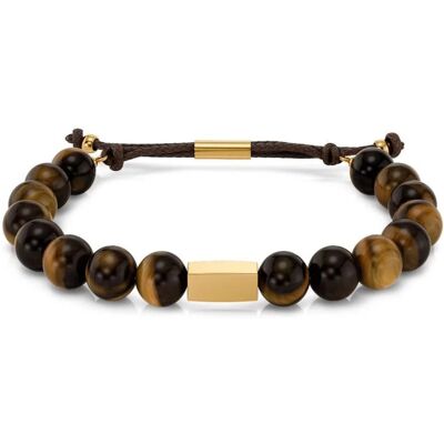 Edblad Luke armband Brown/Gold 130541 Edblad Luke armband Brown/Gold 130541