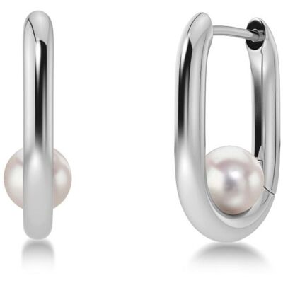 Edblad Modernist Pearl hoopörhängen S Steel 127460 Edblad Modernist Pearl hoopörhängen S Steel 127460