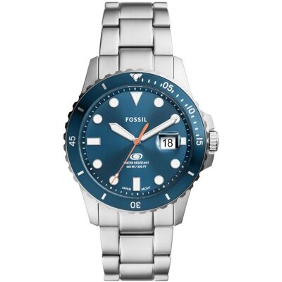 Fossil Fossil Blue Dive 3-hands Silver FS6050 Fossil Fossil Blue Dive 3-hands Silver FS6050