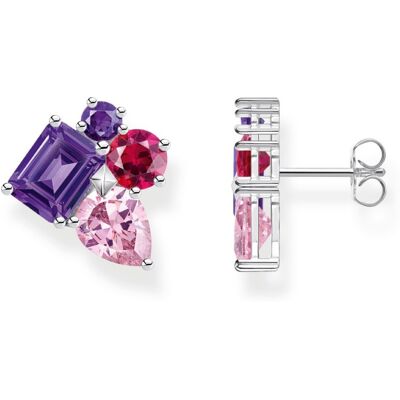 Thomas Sabo Heritage Glam pink and violet zirconia örhängen H2275-477-7 Thomas Sabo Heritage Glam pink and violet zirconia örhängen H2275-477-7