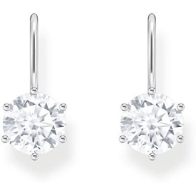 Thomas Sabo large zirconia stone silverörhängen H2287-051-14 Thomas Sabo large zirconia stone silverörhängen H2287-051-14