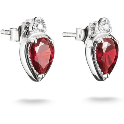 Thomas Sabo ELYNDRA röda silverörhängen 12 mm H2333-051-10 Thomas Sabo ELYNDRA röda silverörhängen 12 mm H2333-051-10