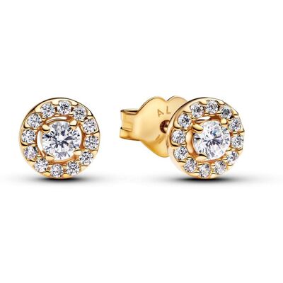 Pandora Timeless 14k gold plated halo örhänge 263019C01 Pandora Timeless 14k gold plated halo örhänge 263019C01