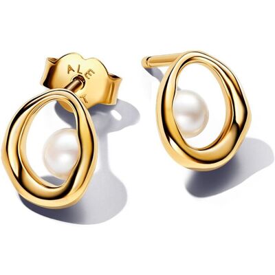 Pandora Essence 14k Gold-plated pärlörhängen 263295C01 Pandora Essence 14k Gold-plated pärlörhängen 263295C01
