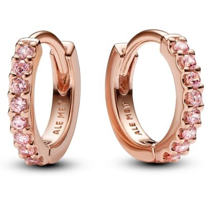 Pandora Timeless 14k rose gold plated örhänge pink cz 283015C01 Pandora Timeless 14k rose gold plated örhänge pink cz 283015C01