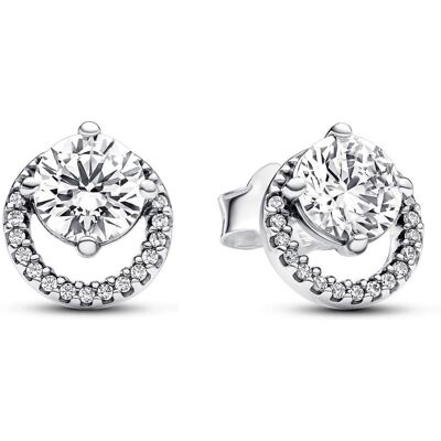 Pandora Timeless Sparkling Round Halo Stud Earrings Sterling silver örhängen 291248C01 Pandora Timeless Sparkling Round Halo Stud Earrings Sterling silver örhängen 291248C01
