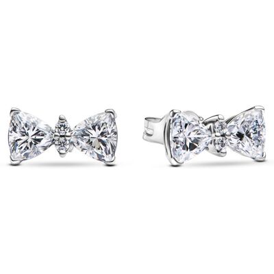 Pandora Timeless Bow örhänge clear cz 293506C01 Pandora Timeless Bow örhänge clear cz 293506C01