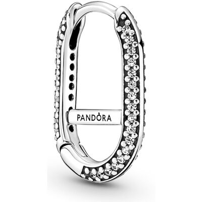 Pandora Me örhänge Pavé Link Sterling Silver 299682C01 Pandora Me örhänge Pavé Link Sterling Silver 299682C01