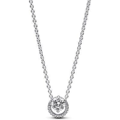 Pandora Timeless Sparkling round halo sterling silver halsband 391174C01-45 Pandora Timeless Sparkling round halo sterling silver halsband 391174C01-45