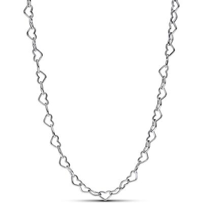 Pandora Moments Sterling silver Linked Hearts halsband 393334C00-45 Pandora Moments Sterling silver Linked Hearts halsband 393334C00-45