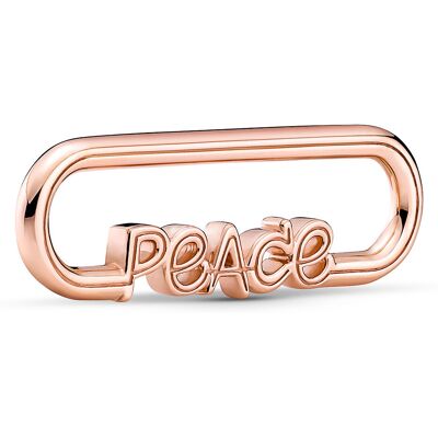 Pandora Me berlock Styling Peace Word Link 14k Rose Gold-Plated 789698C00 Pandora Me berlock Styling Peace Word Link 14k Rose Gold-Plated 789698C00