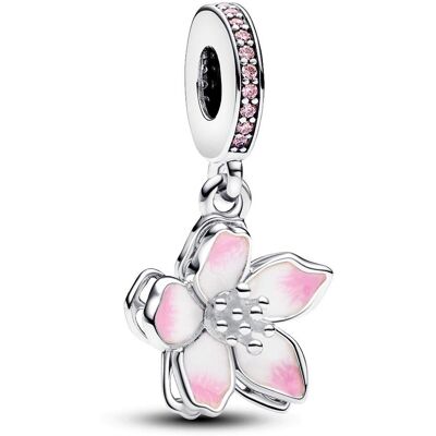 Pandora Timeless Cherry Blossom Sterling Silver enamel berlock 790667C01 Pandora Timeless Cherry Blossom Sterling Silver enamel berlock 790667C01