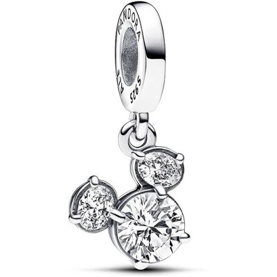 Pandora Disney x Pandora Mickey Mouse Sparkling Head Silhouette Sterling silver berlock 793031C01 Pandora Disney x Pandora Mickey Mouse Sparkling Head Silhouette Sterling silver berlock 793031C01