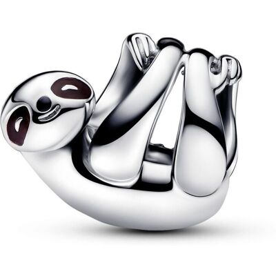 Pandora Moments Hanging Sloth Sterling silver Enamel Black berlock 793331C01 Pandora Moments Hanging Sloth Sterling silver Enamel Black berlock 793331C01