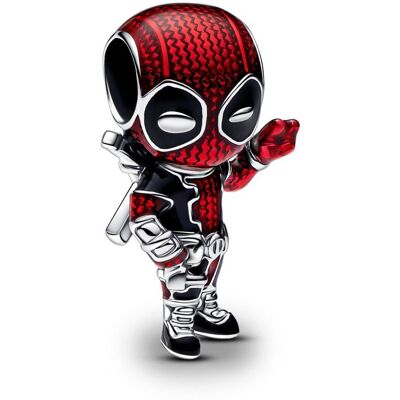 Pandora Marvel x Pandora Deadpool Sterling silver Enamel Red berlock 793360C01 Pandora Marvel x Pandora Deadpool Sterling silver Enamel Red berlock 793360C01