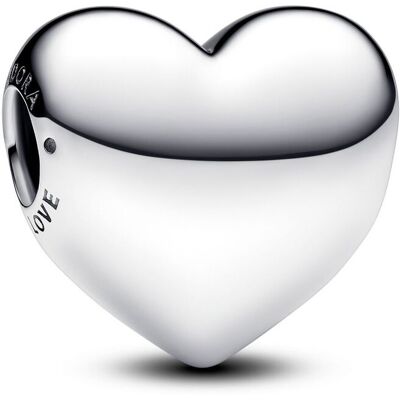 Pandora Moments Engravable large heart sterling silver berlock 793440C00 Pandora Moments Engravable large heart sterling silver berlock 793440C00