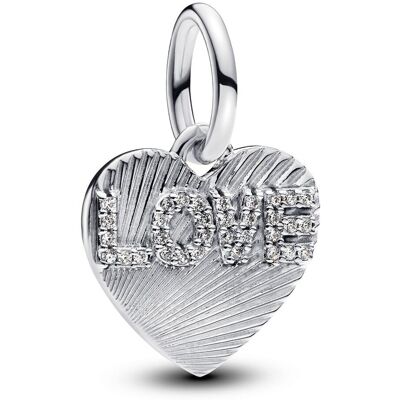 Pandora Moments Love engravable heart berlock silver 793604C01 Pandora Moments Love engravable heart berlock silver 793604C01