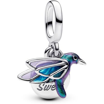 Pandora Moments blå kolibri berlock 793746C01 Pandora Moments blå kolibri berlock 793746C01