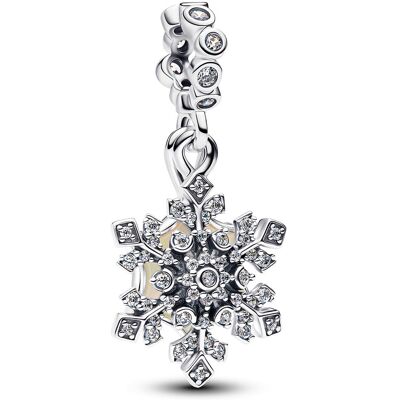 Pandora Moments Silver snöflinga dubbelberlock 794142C01 Pandora Moments Silver snöflinga dubbelberlock 794142C01