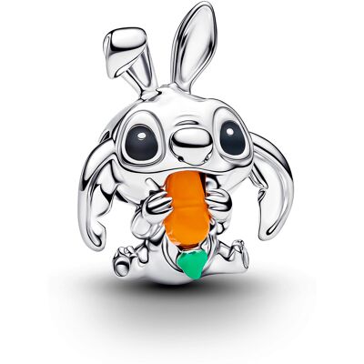 Disney x Pandora Stitch Easter Bunny berlock 794498C01 Disney x Pandora Stitch Easter Bunny berlock 794498C01