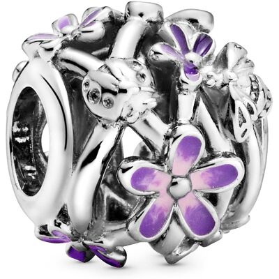 Pandora berlock Openwork Purple Daisy 798772C02 Pandora berlock Openwork Purple Daisy 798772C02