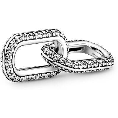 Pandora Me berlock Styling Pavé Double Link Sterling Silver 799660C02 Pandora Me berlock Styling Pavé Double Link Sterling Silver 799660C02