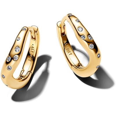 Pandora Essence vågiga creoler 264663C01 Pandora Essence vågiga creoler 264663C01