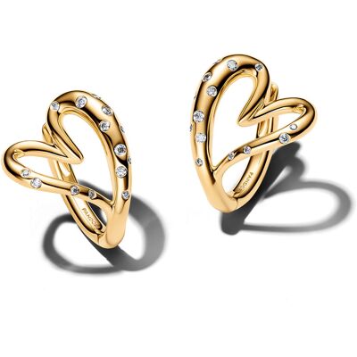 Pandora Essence gulgallrade omslingrande örhängen 264664C01 Pandora Essence gulgallrade omslingrande örhängen 264664C01